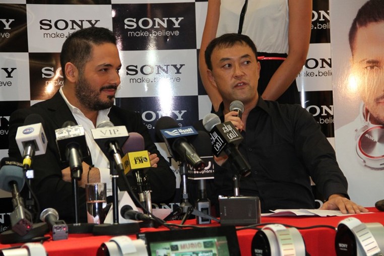 Ramy Ayach Launching of Sony XB Headphones